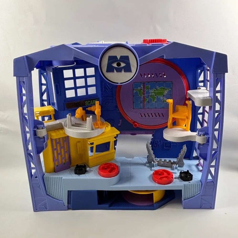 Imaginext Monsters Inc University Scare Factory Playset Sulley Mike Incomplete
